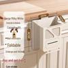 Foldable Kitchen Cabinet Door Hanging Trash Bin - Creative, Thickened Wastebasket for Easy Classification