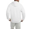 Champion Power Blend Fleece US White Men's Full-Zip Hoodie, Size X-Large, Color