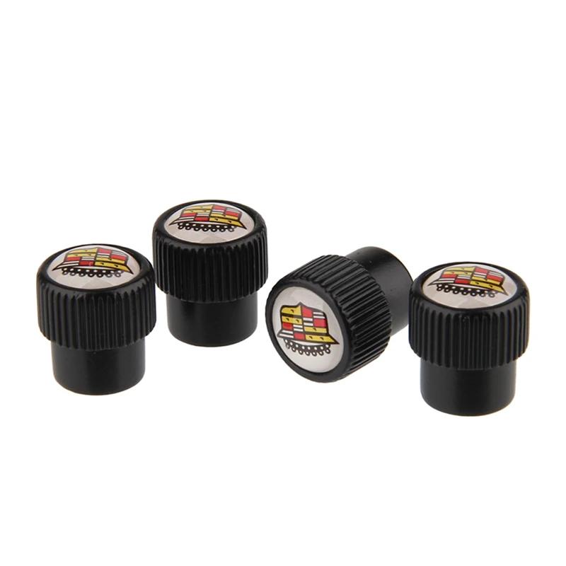 Wheel Valve Stem Caps Air Cover Auto Accessories for Cadillac Escalade Tiburon Deville Seville XT5 XTS CTS BLS SLS DTS SRX XLR AIQ1