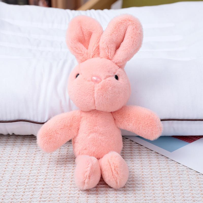 Creative New Cute Teddy Bear Rabbit Plush Toy Doll Pendant Car Student Schoolbag Hanging Ornament Doll