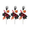 Halloween Decorations Faux Pumpkin Branch Bouquet for Party and Home Decor