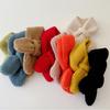 Stylish Children Wool Scarf Soft & Comfortable Kids Scarf Solid Color Scarf Knitted Scarf Perfect for Autumn & Winter