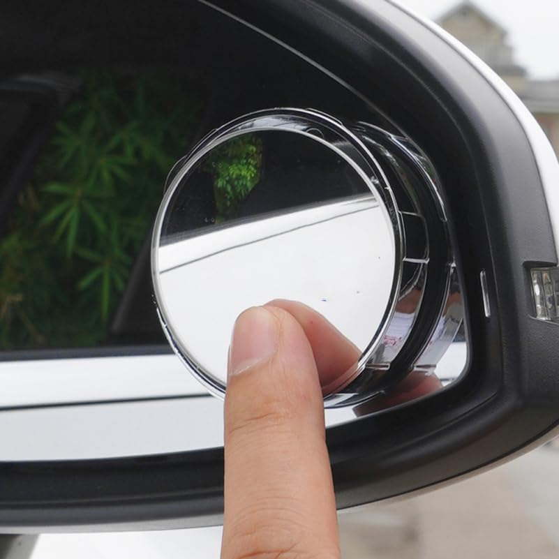 Blind Spot Mirror for Car 2.16 Inch Suction Cup Rearview Mirror Wide Angle Automotive Side View with Easy Installation and Clear Glare-Reducing