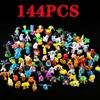 144pcs  Pikachu Action Figure Toys Mini Figures Model Toy Pikachu Anime Doll Birthday Christmas Gifts Figurines Twisted Models