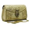 Dámský dárek svatební kabelka mosazná kovová psaníčko crossbody indické etnické starožitné psaníčko