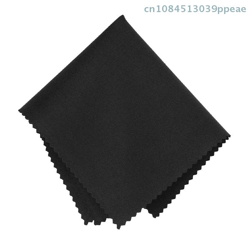 Premium Microfiber Eyeglasses/Sunglasses Cleaning Cloths In Black, Set of 10 - Eyewear Accessories