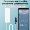 Tuya WiFi/Zigbee Temperature and Humidity Sensor With External Probe Smart Life APP Monitoring Remote Alarm For Aquarium Winery