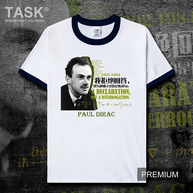 British Theoretical Physicist Paul Dirac Famous Quotes TShirt 100 Cotton ONeck Short Sleeve Casual Mens Tshirt Size S3XL S