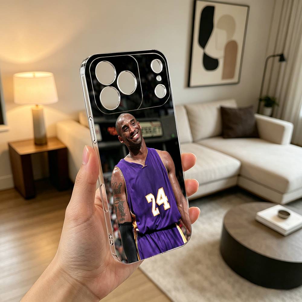 Basketball K-Kobe B-Bryant 24 Handyhülle Für iPhone 17 16 15 14 13 12 11 Mini Pro Max Plus Transparente Hülle
