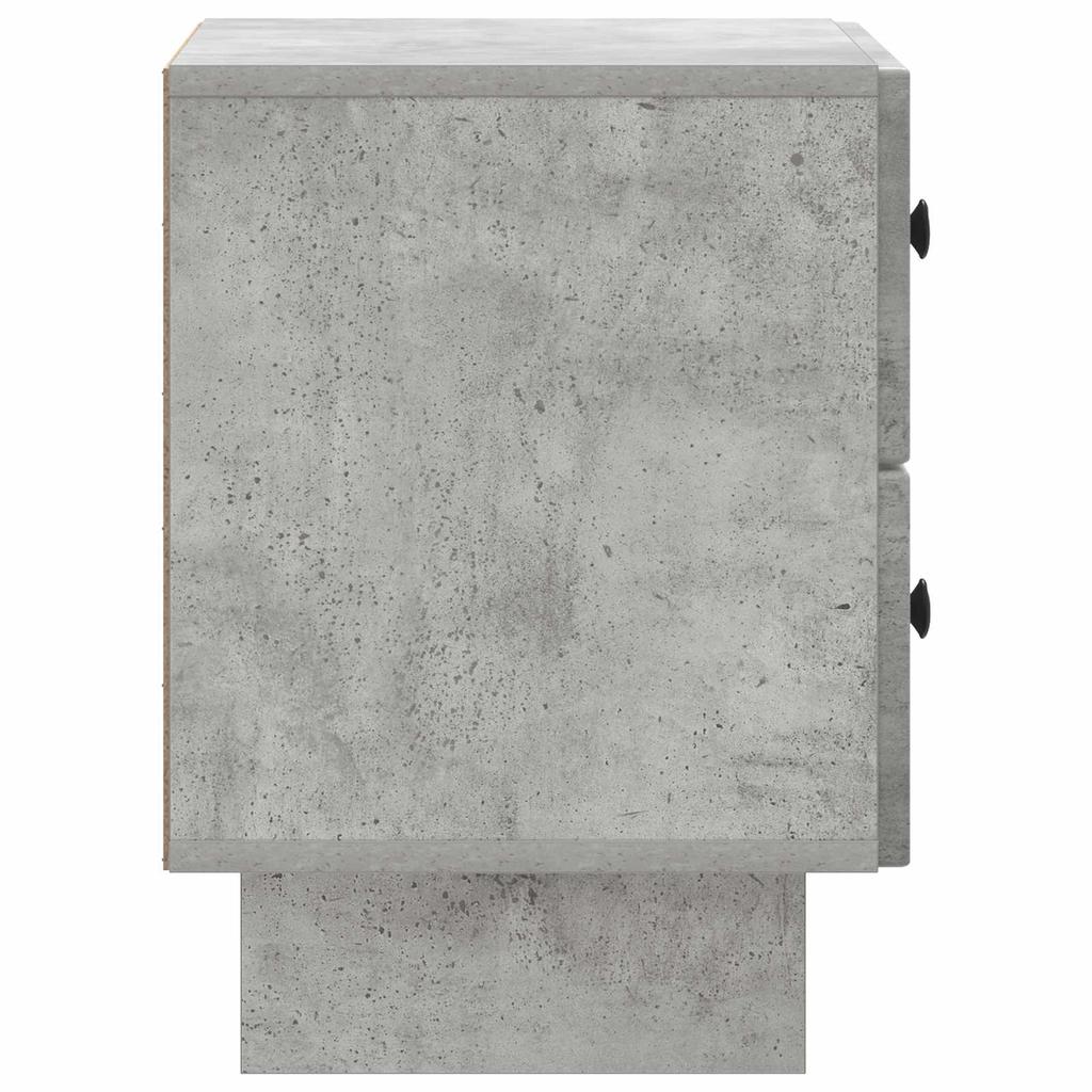 Nightstand Concrete Grey 43 x 34.5 x 47.5 cm Particleboard
