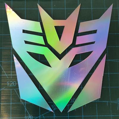 Reflective Transformers Motor Car Decorative Sticker Colorful Bike Motorbike Motorcycle Front Stickers Decor Decal