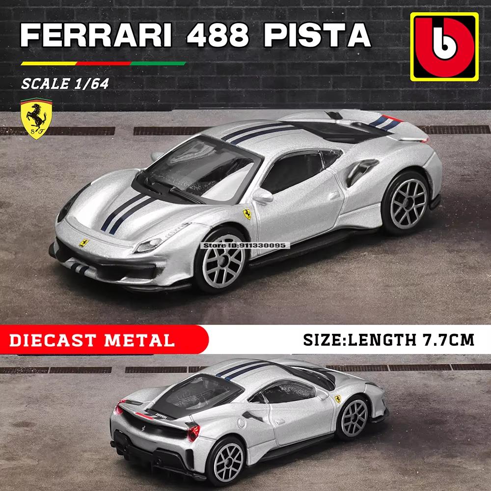 

Bburago 1:64 Ferrari series California T 488 PISTA ROMA alloy luxury car die-casting car model toy collection gift