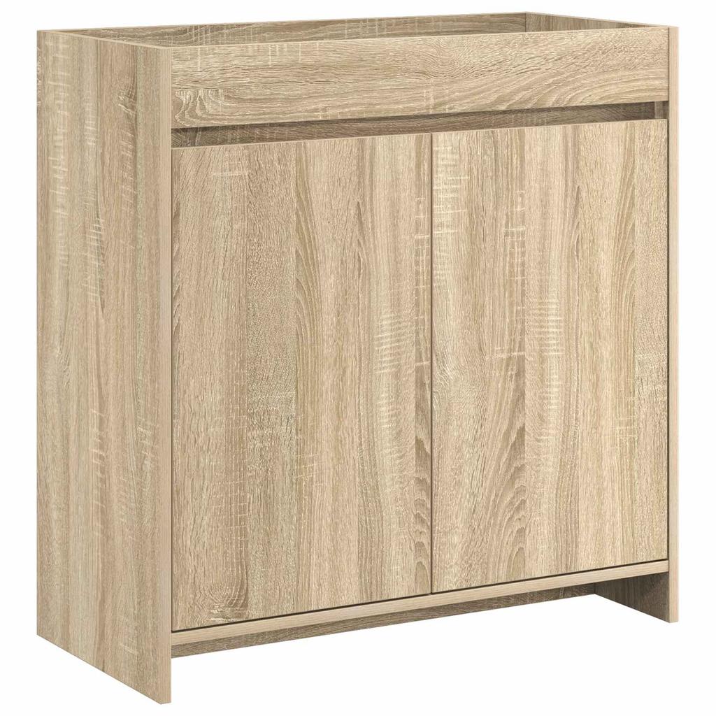 Bathroom Vanity Cabinet in Sonoma Oak 78.5 x 37.5 x 81 cm Engineered Wood