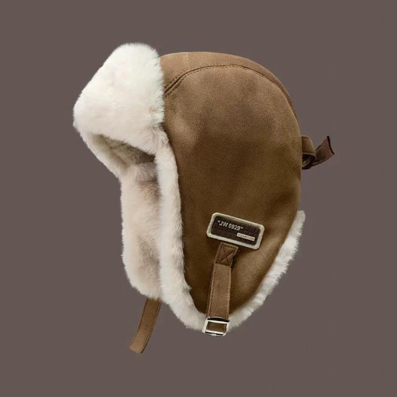 Fashion Autumn Winter Thick Cycling Hat Versatile Ear Protection Hat For Men Women Windproof Cold Proof Lei Feng Hat Gifts