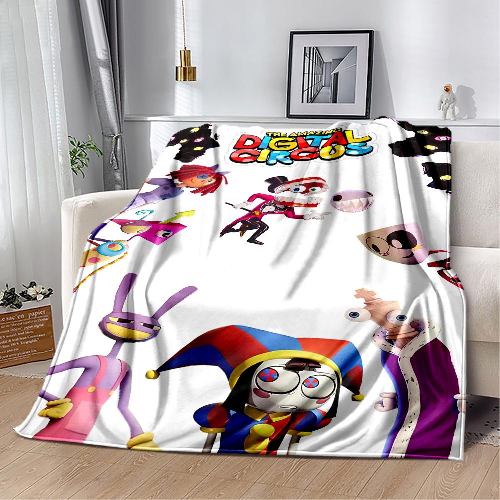Digital Circus Blanket Soft Warm Cozy Suitable for Couch Office Chair Chair for All Seasons Warmthful Decor Best Holiday Gift for Friends Family