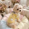Soft Puppy Pullover Warm Dog Lapel Dress Pet Supplies Two Legs Dog Clothes  Spring Autumn