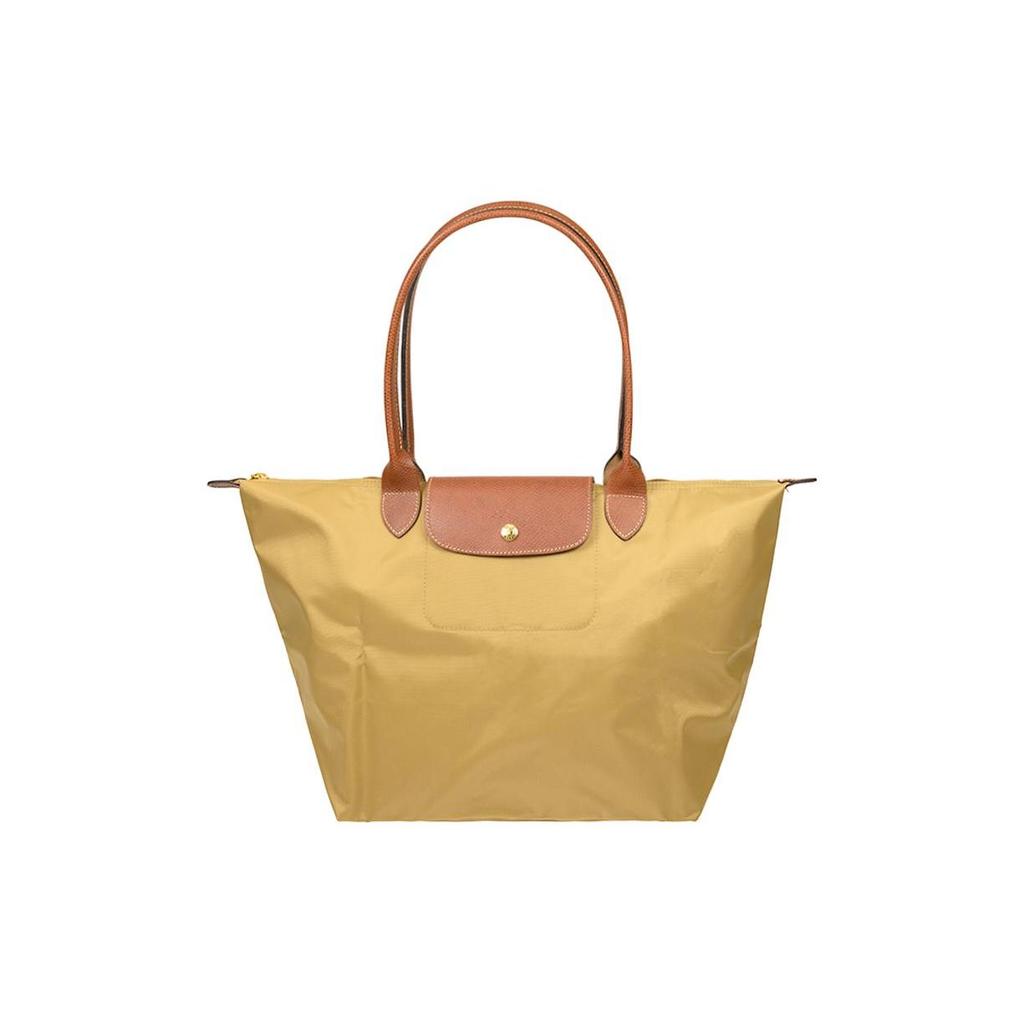 Longchamp Le Pliage 31 Snap Zipper Closure Recycled Canvas With Leather Trim Tote Bag Shopping Bag Dumpling Bag Handheld Shoulder Bag Large 1899089526