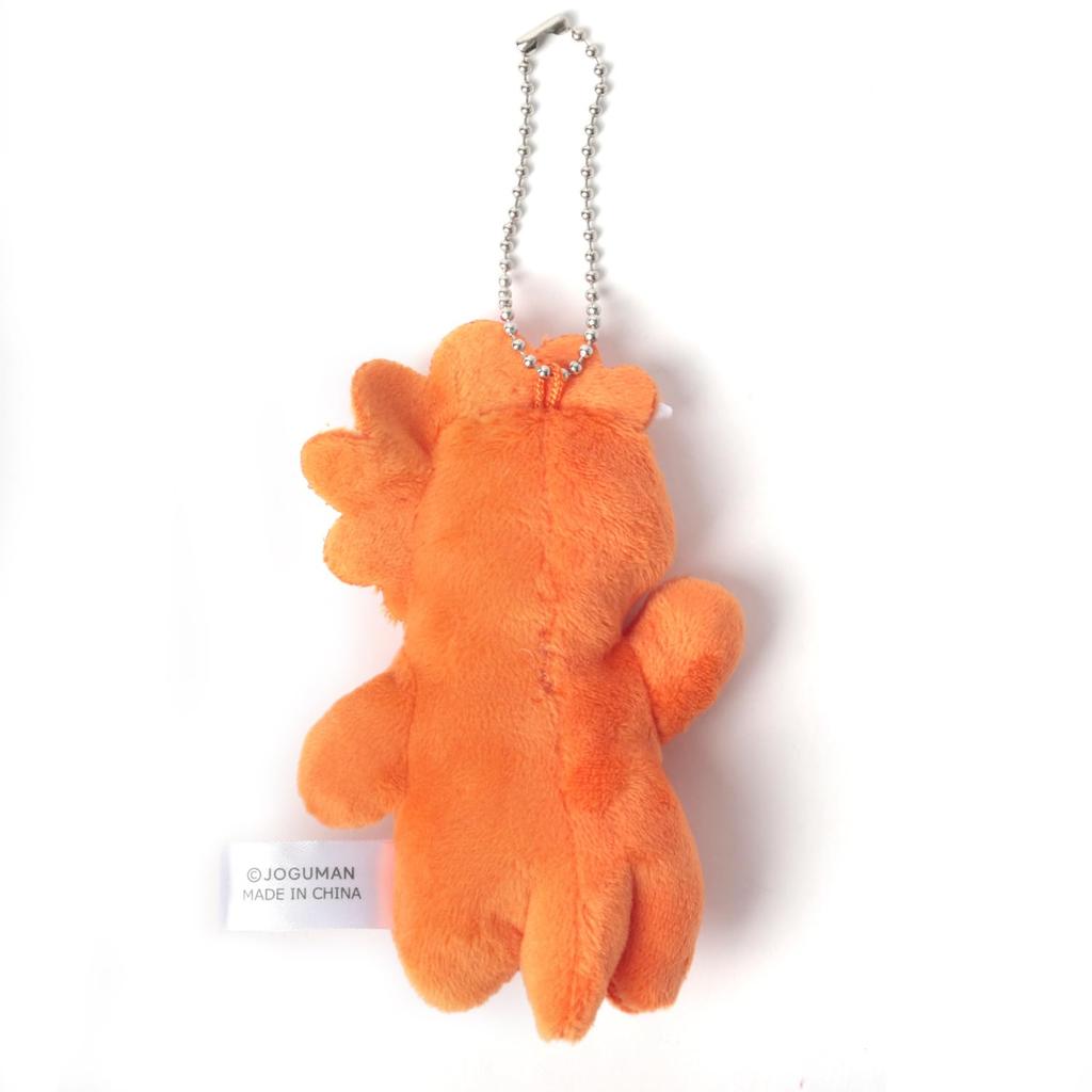 [JOGUMAN] Jogman Plush Mascot Ball Chain (Triceratops (Orange))