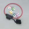 Car Blade Fuse Holder 12V 30A Wire In Line Adapter Cut Off Switch Socket Damp-Proof Anti-Splash Cover Auto Accessories Fuse Holders1