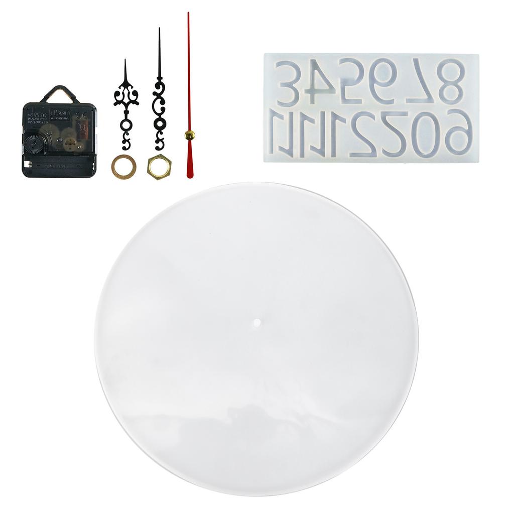 DIY Silicone Mold for Clock Pendulum Unique Clock Decorations Soft Epoxy Resin Mould for DIY Clock Pendulum Crafting