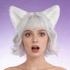 Realistic Cats Ear Hairband Plush Headband Design Costume Headwear For Women Girls Cosplays Event Themed Parties