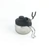 Glass Bottle Airbrush Cleaning Jar with Cover Metal Handle Airbrush Cleaning Kit  Model Building
