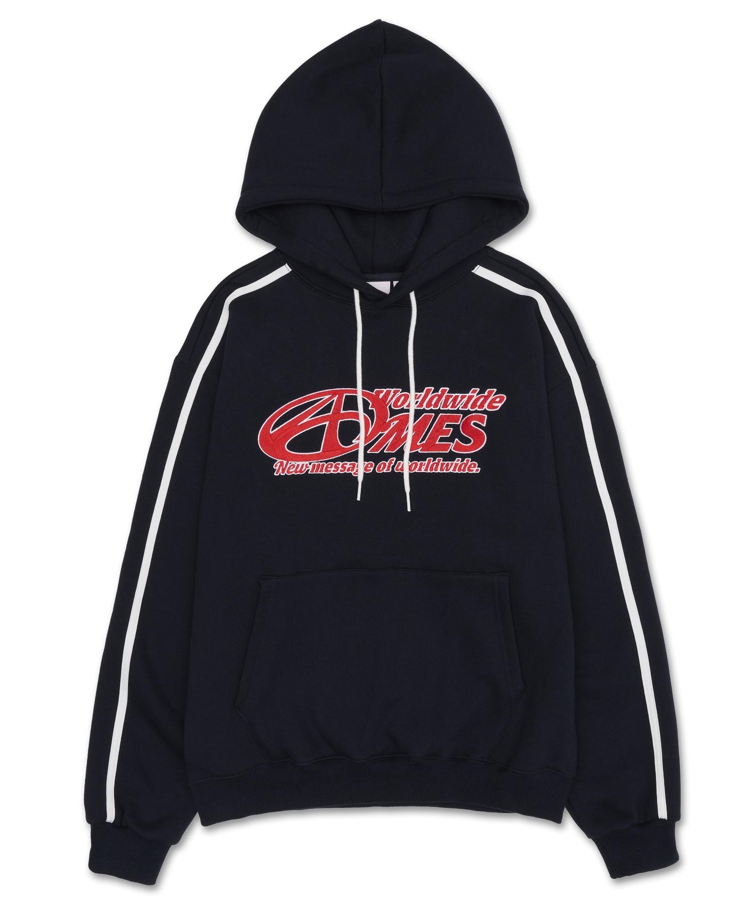 Худи с вышивкой логотипа Ames Worldwide Symbol, темно-синее (Am2Dfum408A) Navy/Navy M