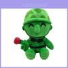 Mini Royale Plush Green Warrior Toy With Soft Short Plush For Gaming Fans