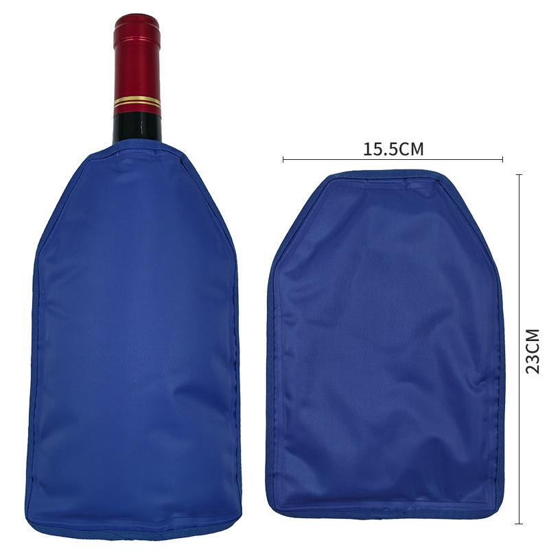 Cross-Border Cold Insulation Wine Sleeve: Gel Ice Pack for Hot/Cold Compress & Fresh Keeping, Customizable Polyester Bag