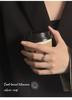 Adjustable Irregular S925 Sterling Silver Ring for Men and Women - Versatile, High-End Style