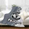 Custom Name Personalized Manchester Football F.C Print Blankets, Home Decor, Bedroom, Sofa, Camping, Couch, Gifts for Birthday Christmas
