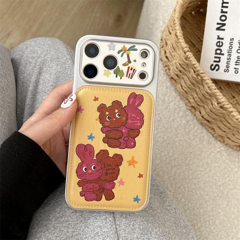 

Chic Puffy Leather Textured iPhone 17 Pro Max Case with Drop-Proof Electroplating & Precise Cutouts iPhone 17 Pro Max
