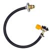 Universal Propane Adapter Hose Connect 1 Lb Small Appliances To Large Tanks Compatible With Portable Heaters