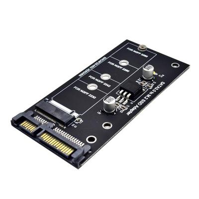 1 Peça Adaptador de Cartão Conversor de Alta Eficiência Sata M2.Ssd Cartão Adaptador M2 Para Sata3 Adaptador de Cartão Nvme Ssd Atualizado Sata 6 Gbps Adaptador Ngff