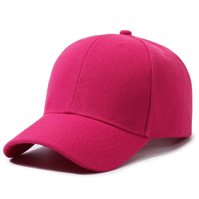 Baseball Cap Women Men Advertising Work Travel Group Solid Color Dance Hip Hop Students DIY Printing Logo Sunshade Dad Hat Kpop