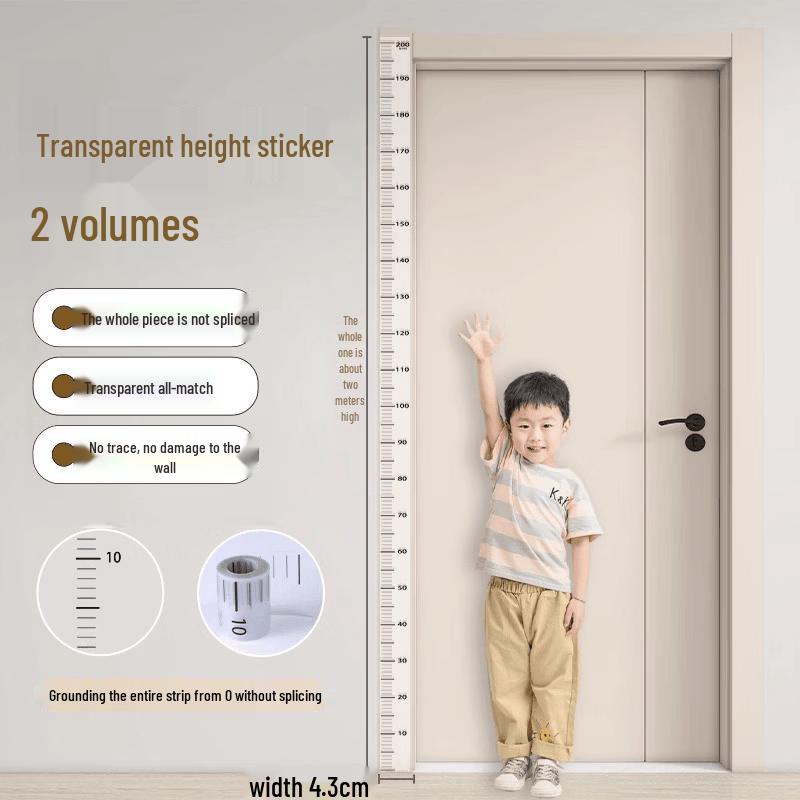 Children s Removable Height Chart Wall Sticker