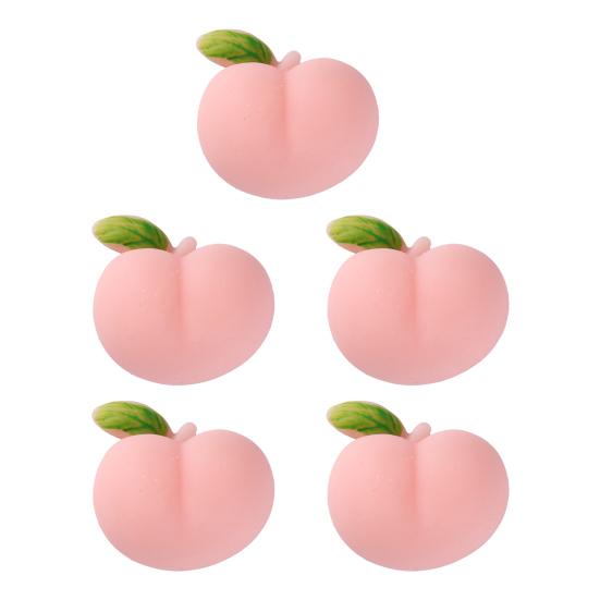5/10/20Pcs Pink Butt Squeeze Toy Stress Relief Slow Rising Mini Ass Sensory Toy Anti-collision Pad Relaxation Soft Stress Ball Fidget Toy