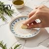 Multifunctional Garlic Dish Ceramic Grinder, Multi-Functional Grating Plate, Manual Ginger Grater Bowl Zester Bowl, All-in-One Prep Mixing Serving