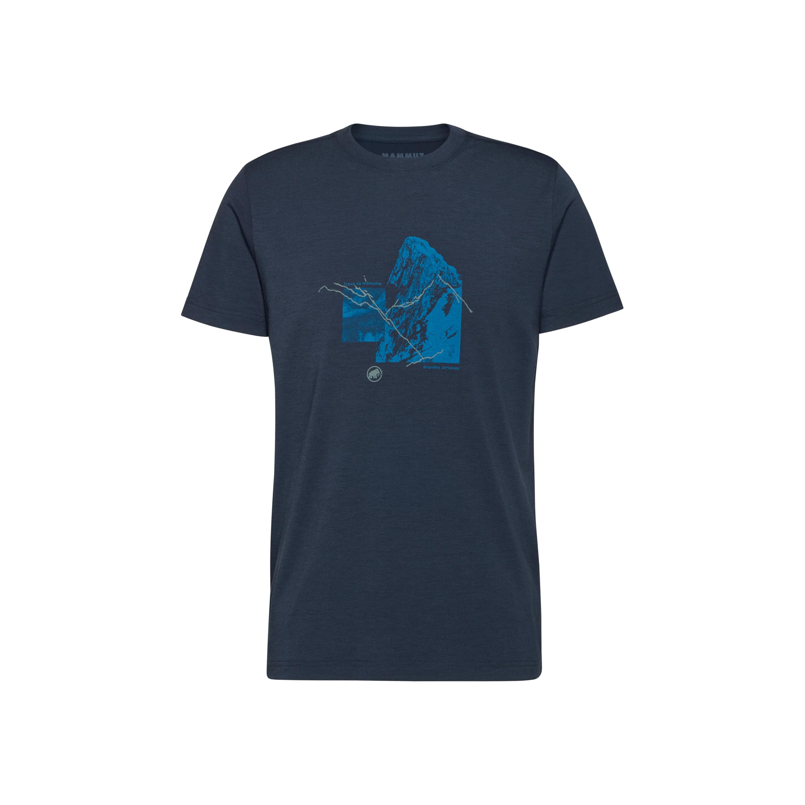 

Mammut Men s Mountain T-Shirt, 4208m, 1017-06500, Marine