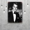 Cary Grant Decor Vintage Metal Signs Tin Signs Captain Poster Decor for Bar Pub Club Man Cave Wall Decoration