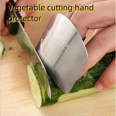 Stainless Steel Vegetable Cutting Hand Guard To Protect Fingers Kitchen Anti-cutting Gloves,safety Tools,meat Cutting Protection
