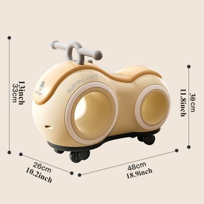Ride On Push Car Outdoor Toddler Riding Toys Peanut Sliding Car Wiggle Car Baby Ride On Toys for Boys & Girls Christmas Gift