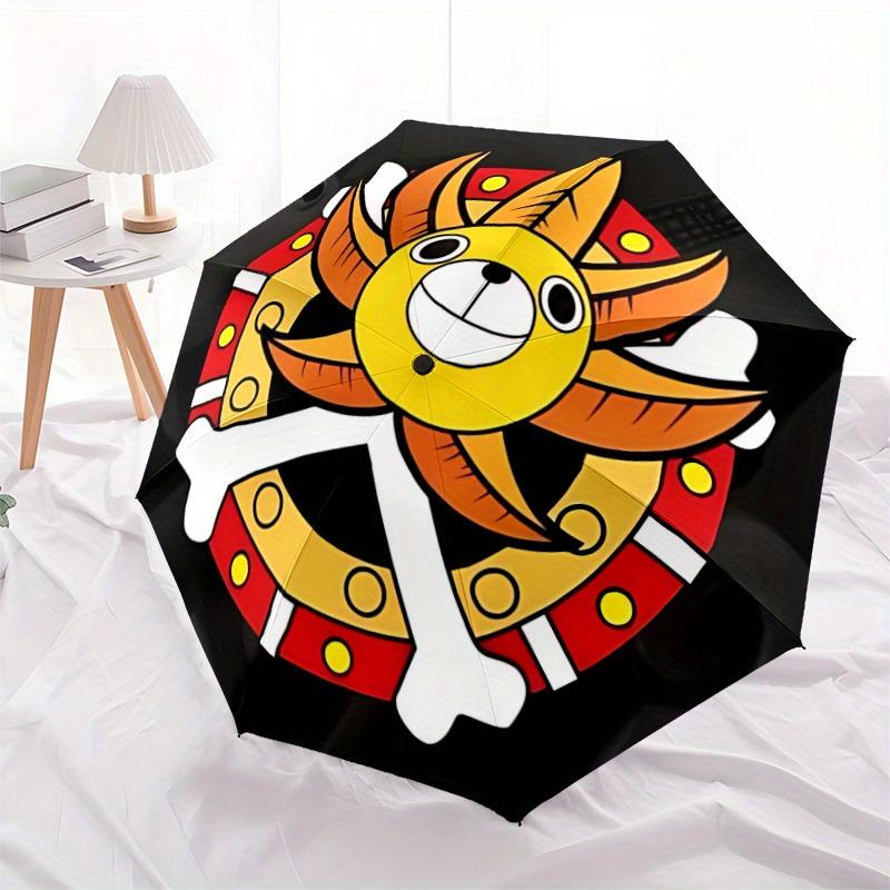 One Piece Auto Open/close, 8-Rib Iron Frame, Compact Folding Cute Umbrella All-Season 0808082