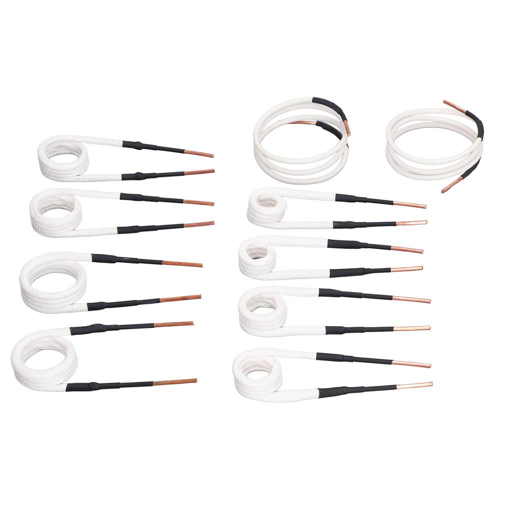 10Pcs Induction Heater Coil Kit Bolt Remover Tool Brass Core Wire High Frequency Accessories Ignition Parts 3.0mm