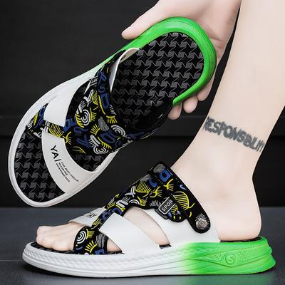 Slippers Men's New Summer Out Beach Dual-purpose Sandals Outdoor Non-slip Driving Casual One-word Drag