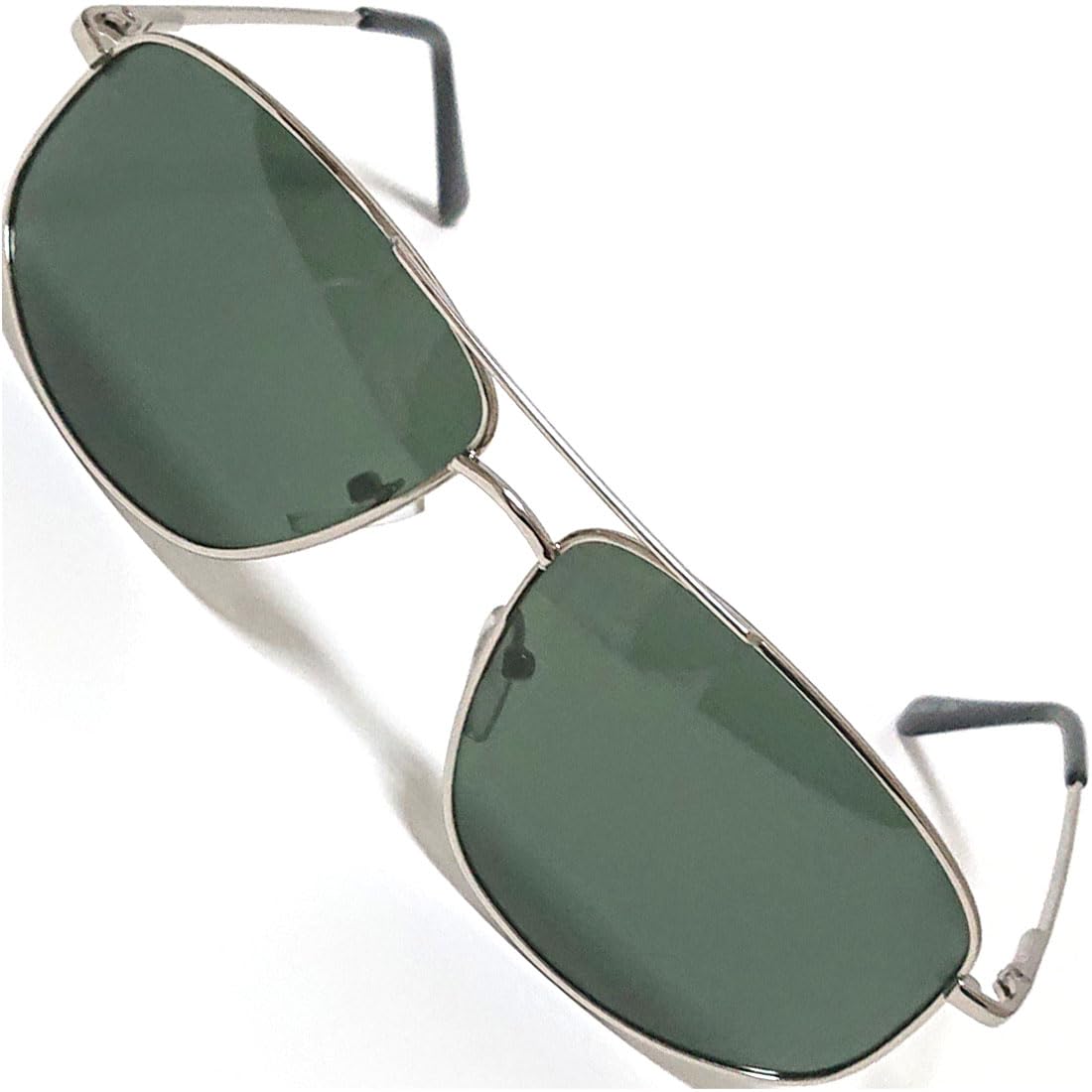 

Солнцезащитные очки FashionBerry Silver x Green Square с поляризацией и защитой от УФ-лучей, с металлической оправой для мужчин и Идеально для и Стильные с поляризацией и