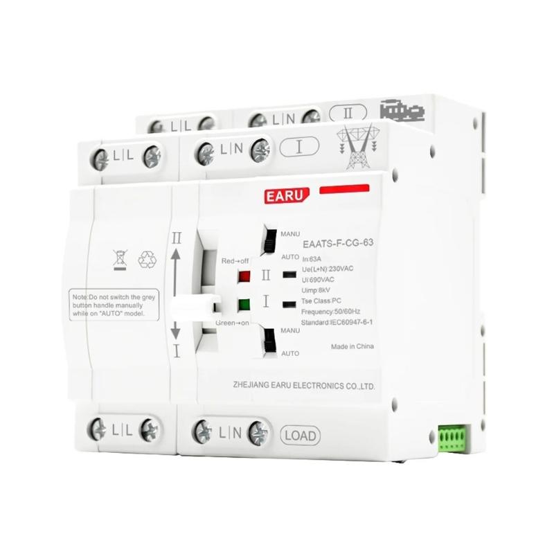 

4P 110V/220V Double Power Automatic Transfer Switches PC Type Switches Uninterrupted Power Electrical Selector Switches