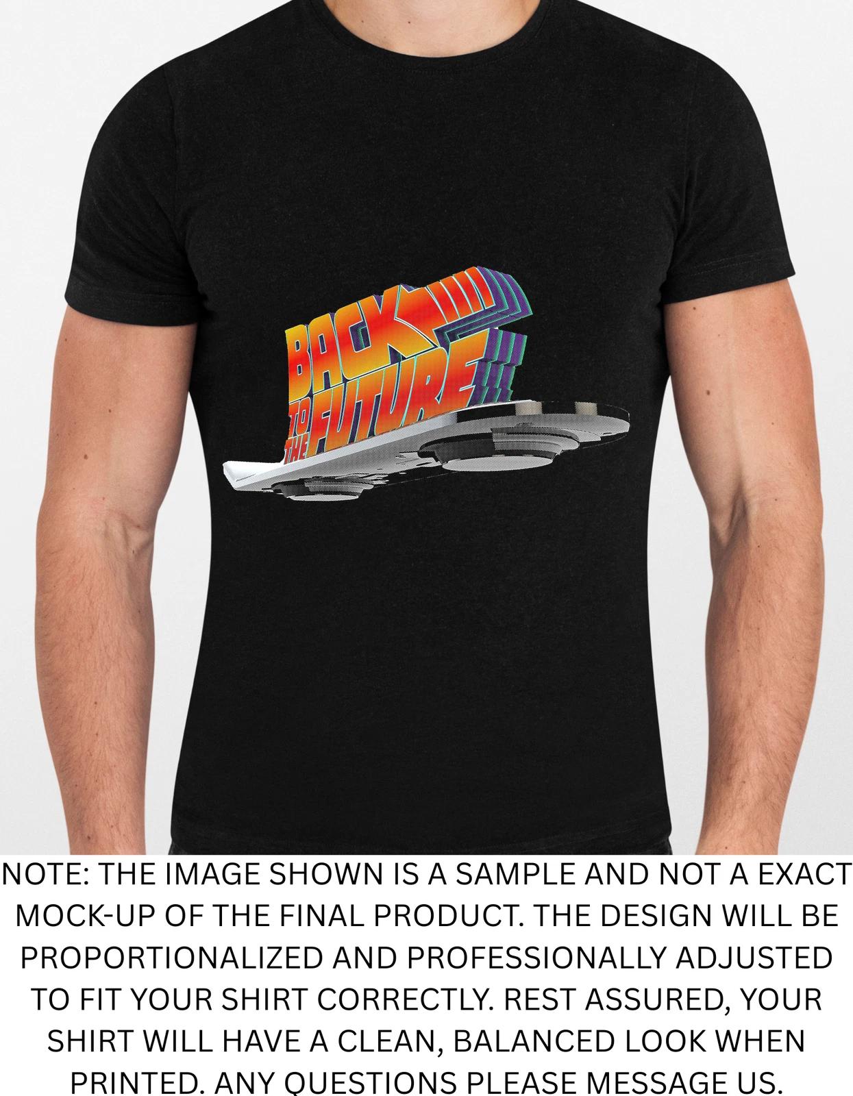 Men s and Women s T-shirts Back To The Future 1 Graphic XL