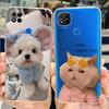 Hülle für Xiaomi Redmi 9C, niedliches Panda-Astronauten-Motiv, weiche Silikon-Handyhülle für Xiaomi Redmi 9C NFC Redmi9C Fundas Capa