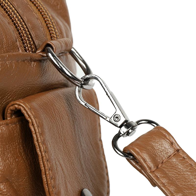 Geantă de umăr din piele moale pentru femei, geantă crossbody, geantă de mână de mare capacitate, geantă de mână pentru mamă